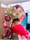 成人式×ヘアセット×振り袖着付