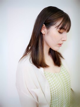 バサ 花小金井店(BASSA) 小顔美人ミディアムレイヤー/サイドバング［花小金井］