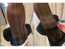 アンファン(Hair Salon enfantsアンファン)の雰囲気（ｂｅｆｏｒｅ→ａｆｔｅｒです。綺麗な髪へのお手伝いします。）