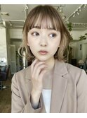 #小顔#外ハネボブ#ミディアム#美髪#イメチェン