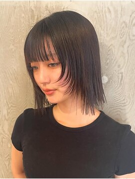 グランデュール 焼津店(GRANDEUR) ボブ×レイヤー×ダークブラウン