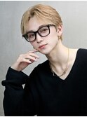 シースルーセンターパート　ミルクティーベージュ