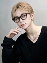 ザサードヘアー 千葉(THE 3rd HAIR)&nbsp;シースルーセンターパート　ミルクティーベージュ