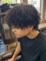 リット バイ フィフス 鹿児島中央駅店(Lit. by fifth)&nbsp;波巻きスパイラルパーマメンズマッシュパーマツイストパーマ