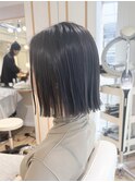 切りっぱなしボブ/酸性縮毛矯正/梅雨対策/美髪【横浜】k
