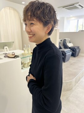 シェノン 小倉(CHAINON) ショート×ダメージレスパーマ