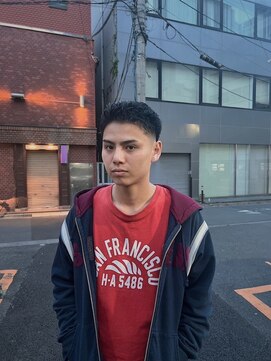 デン 仙台店(DEN) フェザーパーマ/スパイキーショート[榴岡/メンズ/理容室]