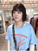ふわふわボブパーマ