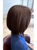 まとまりと軽さの好バランス！大人ボブスタイル/レイヤー