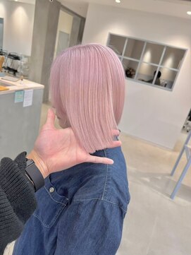 ロテ 名古屋 名駅店(Lote.) くびれヘア/アプリコットオレンジ/ハイライトカラー/名古屋