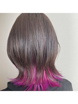 パパドゥ 安曇野店 インナーカラー