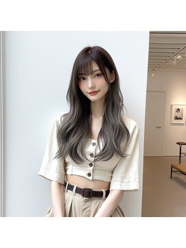 ヘアーズ ベリー 下白水店(hairs BERRY) ★モテ髪前髪くびれヘア韓国風ロングヘア美髪イメチェンうる艶髪