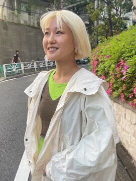 カンナ オーガニック ヘアデザイン(CANNA ORGANIC & HAIR DESIGN) ぬきっぱなしブロンドボブ