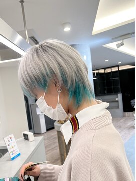 アンドソー 池袋(&so.) ハイトーンカラー/ホワイトブロンド/レイヤーカット/池袋