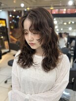 アクアオモテサンドウ(ACQUA omotesando)&nbsp;◎チョコレートブラウンココアグレージュロングパーマロングヘア