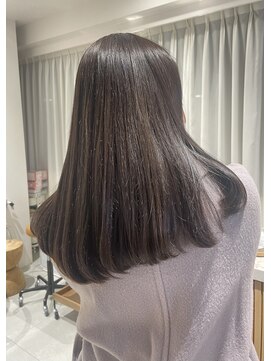 ノック(knock) うる艶セミロング／髪質改善トリートメント／ラベンダー