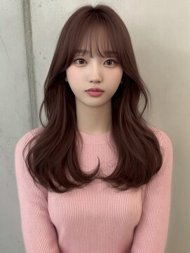 ユーフォリア 新宿店(Euphoria) ピンクベージュ/くびれ巻き/韓国ヘア