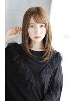 ティエル 町田店(tiel)&nbsp;【町田】ミディアムスタイル×ベージュカラー