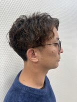 クオリス 上福岡店(QUALIS)&nbsp;冬メンズ刈り上げマッシュ×スパイラルパーマ
