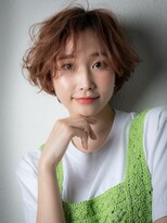 カバーヘア ブリス 北浦和(COVER HAIR bliss)&nbsp;ミルクティーブロンド大人ガーリーフェザーパーマz北浦和20代