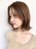サンド クリア 横浜本店(sand clear) 前髪長め大人ボブ