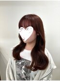 ブリーチ無しで叶うレッドブラウン