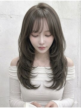 ルシエル(Le ciel) 韓国風レイヤーカット×髪質改善縮毛矯正or酸性ストレート