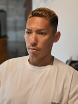 リム メンズヘア(LIM men's hair) 短髪濡れ感フェードソフモヒ【倉敷メンズカット/美容院/理容室】