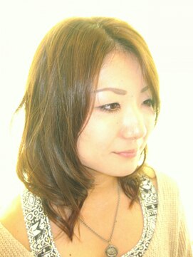 美容室リプル ふんわりセミディ