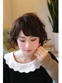 【atelier nino下北沢/下北沢駅】外国人風ふわくしゅショート