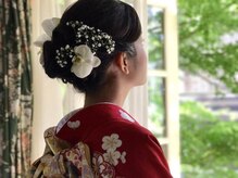 香芝美容室の雰囲気（着付けやヘアセットのご予約もお待ちしてます。）