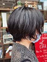 ヘアーメイク カフェ(hair make cafe) ショート×ニュアンスパーマ×