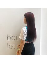 ブクレット(Bouclettes)&nbsp;心斎橋ブクレット　赤髪ロングヘアー