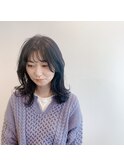 透けるとブルーなダークトーンカラー☆