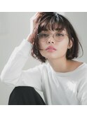 透け感抜群ボブ