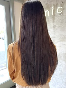 ニコア 千葉(nicoa) モード/潤いウルトワストレート/艶ボルドー[千葉/千葉駅]