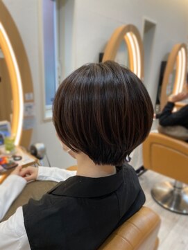 アドラーブル けやき通り店(adorable) 小顔見えする【丸みショート】♪10代20代30代