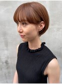 大人ショート・ワイドシースルーバング