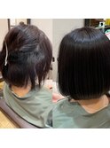 エイジング毛による髪のうねりを、美髪エステで頭皮から健やかに