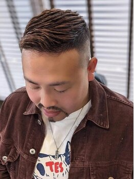 ワンワンオー バーバーショップ 長浜店(@110 BARBER SHOP)の写真/【大人の男の為のBARBERSHOP】トレンドに色気を加えた Style。"理容と美容"を兼ね備えたこだわりの技術。