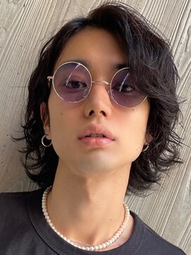 フィフス 渋谷(fifth) メンズロングパーマ波巻きスパイラルツイストミディアム