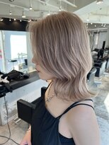 ウィリートーキョー 渋谷(WELLY TOKYO) メルティーベージュ×顔周りレイヤー/須田