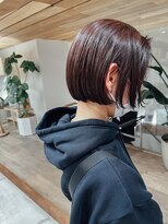 サーリー(SURLY)&nbsp;切りっぱなしボブイルミナカラー白髪染めグレイカラー