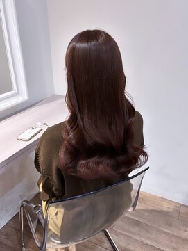 イオエ(ioe) 黒髪/ボブルフ/ネビージュ/小顔/ワンレン/髪質改善/グレージュ