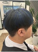 ブルーメッシュカラー