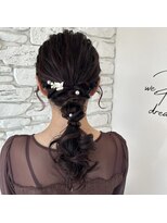 ヘアー ルセロ アット プリム(hair lucero @ prim) 編みおろしアレンジ