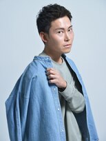 ロアー ヘアー リンク 葛西駅前店(RAWR hair link)&nbsp;【RAWR】ドライアップバングショート ツーブロック刈り上げ