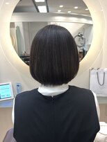 松本平太郎美容室 銀座パートフォー(PART4) ナチュラルストレート 大人のショートボブ