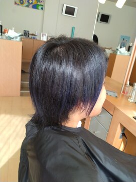 シャンプーボーイ 佐世保駅前店(SHAMPOO BOY) ダークパープル　佐世保美容室　シャンプーボーイ佐世保駅前店