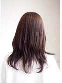 柔らかなダークアッシュカラー